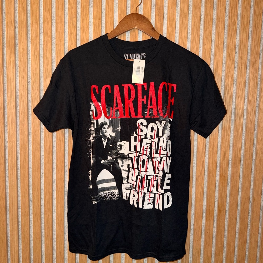 Black Graphic Scarface T-Shirt